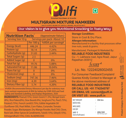 Multigrain Mix Namkeen (pack of 2 X 350 gm)